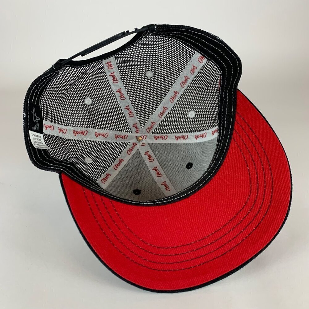 Colorado State Flag Black White Aksels Snapback Trucker Hat - Picture 5 of 6